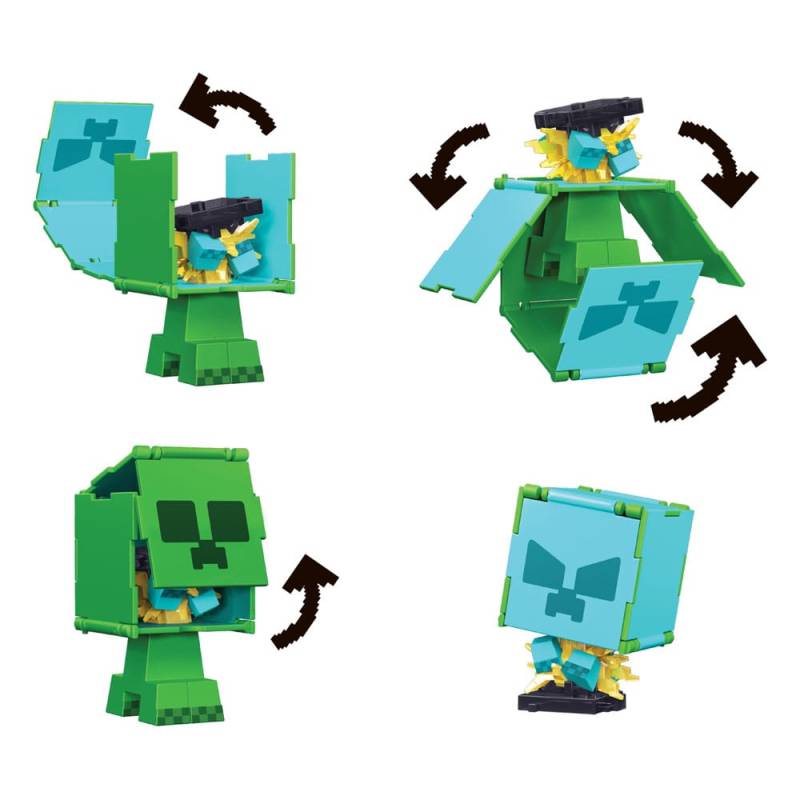 Minecraft action figure Flippin Creeper & Charged Creeper