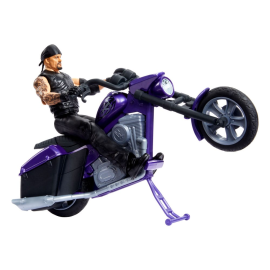 WWE Wrekkin' Big Evil Slamcycle vehicle with 15cm Undertaker figure