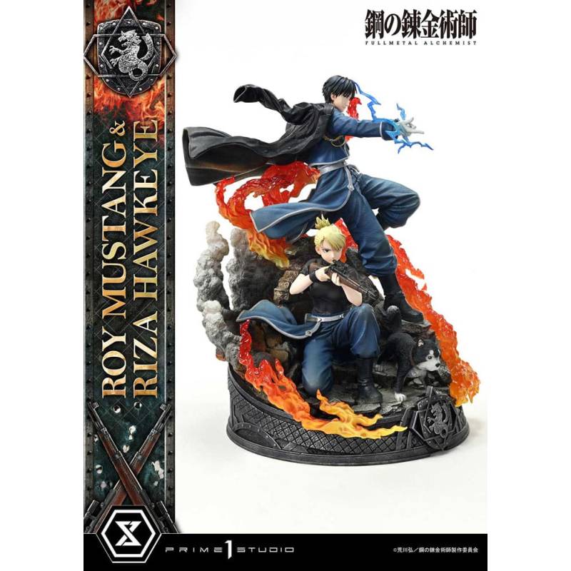 Fullmetal Alchemist Concept Masterline statuette 1/6 Roy Mustang & Riza Hawkeye Regular Version 50 cm