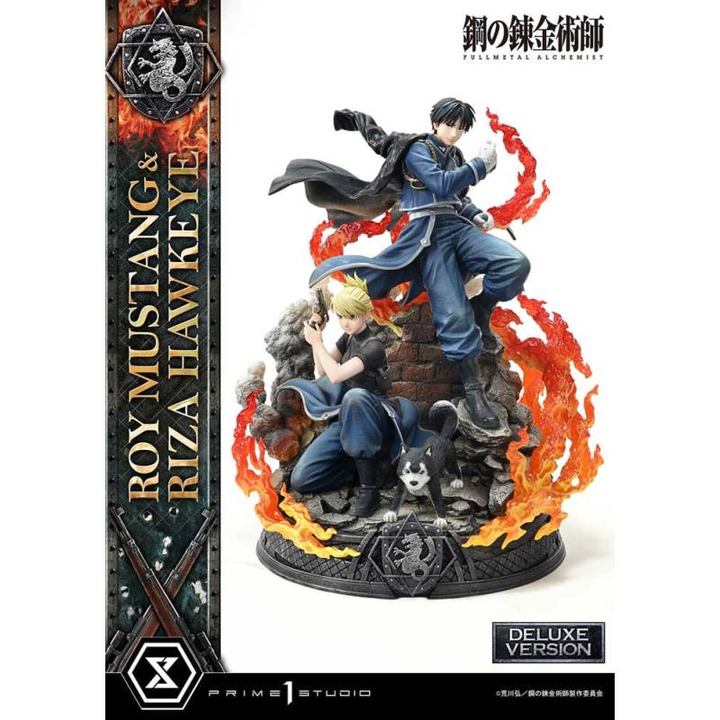 Fullmetal Alchemist Statue Concept Masterline 1/6 Roy Mustang & Riza Hawkeye Deluxe Version 50 cm