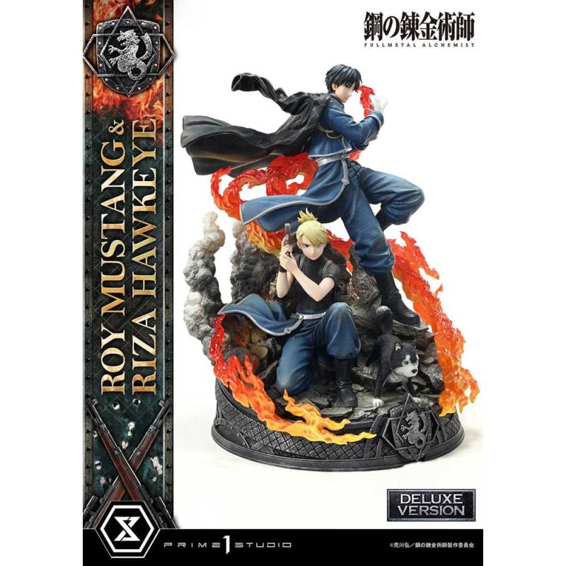 Fullmetal Alchemist Statue Concept Masterline 1/6 Roy Mustang & Riza Hawkeye Deluxe Version 50 cm