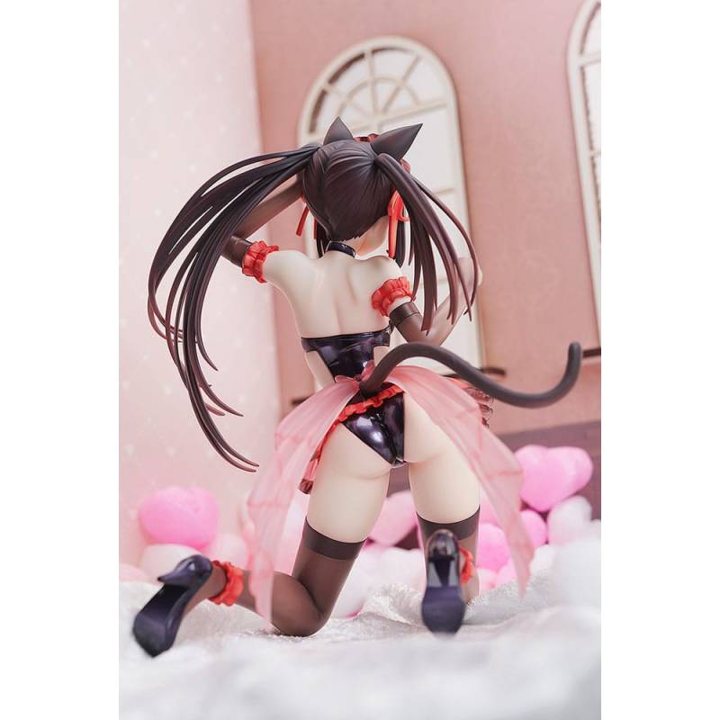 Date A Live statuette 1/7 Kurumi Tokisaki Cat Ears Ver. 17cm