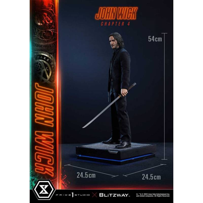 John Wick Chapter 4 Premium Masterline Series 1/4 John Wick statuette 54 cm