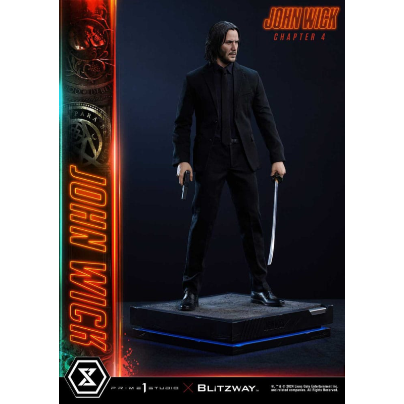 John Wick Chapter 4 Premium Masterline Series 1/4 John Wick statuette 54 cm