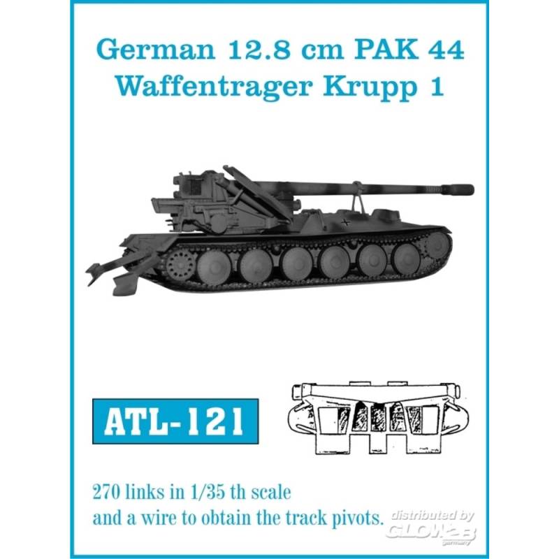 German 12.8 cm PAK 44 Waffentrager Krupp 1