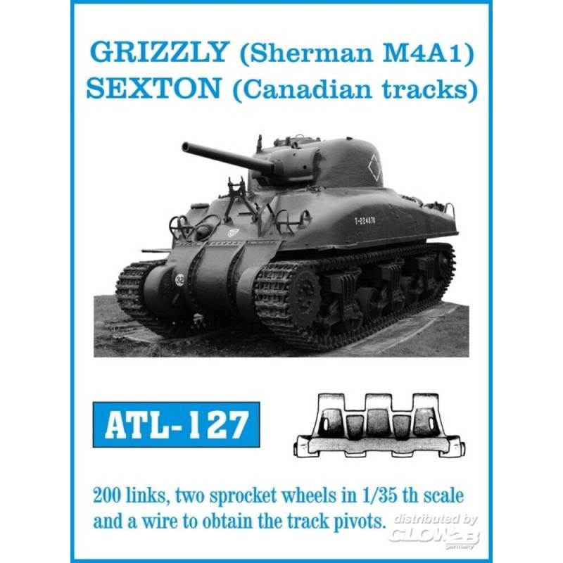 GRIZZLY (Sherman M4A1) SEXTON (Canadian tracks)