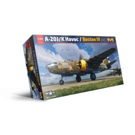 HONG KONG MODEL: 1/32 Douglas A-20G Havoc "Over Europe" ( Special edition with free nose weight and metal landing gear set )