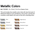 Vallejo Game Color 8 colors set Metallic Colors 18 ml