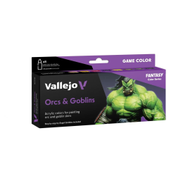 Vallejo Game Color 8 colors set Orcs & Goblins 18 ml