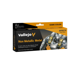 Vallejo Game Color 8 colors set Non Metallic Metal 18 ml