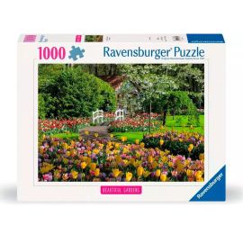 Rompecabezas de 1000 p - Jardines de Keukenhof, Países Bajos (Aspectos destacados del rompecabezas)