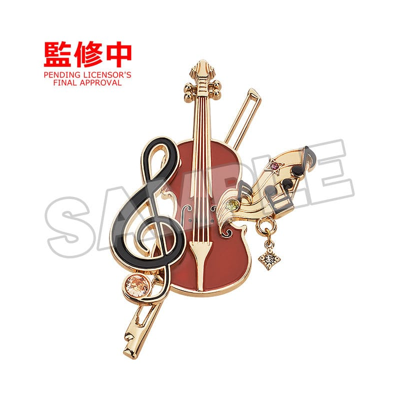 Your Lie in April Violin Brooch 7 cm