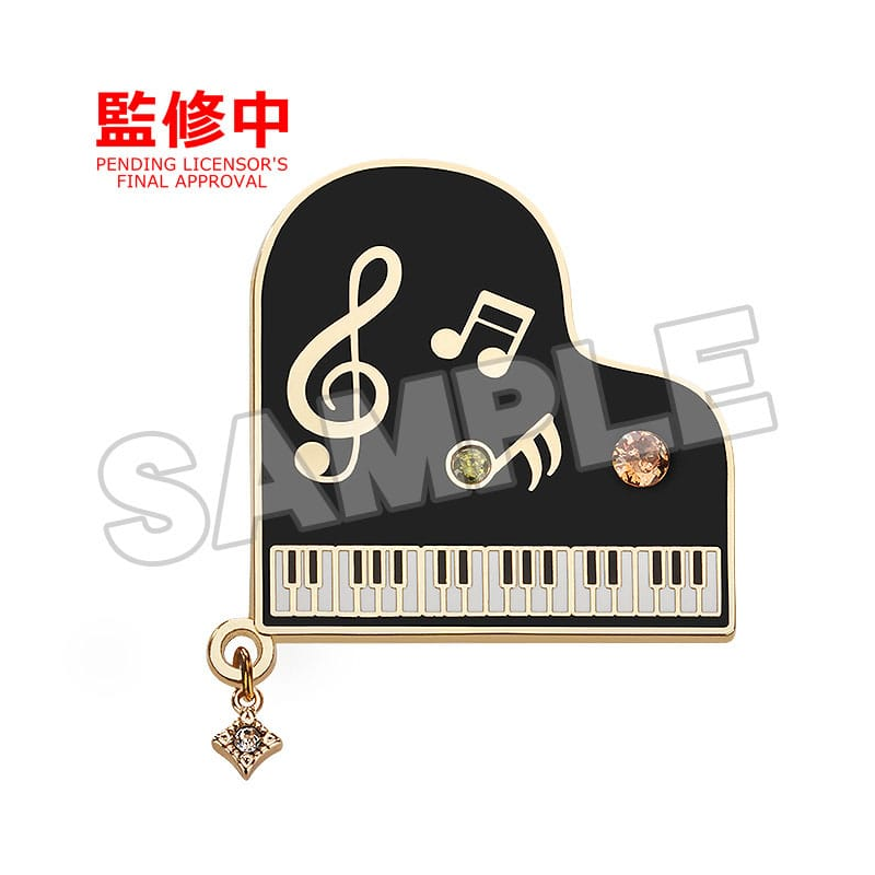 Your Lie in April Piano Brooch 7 cm