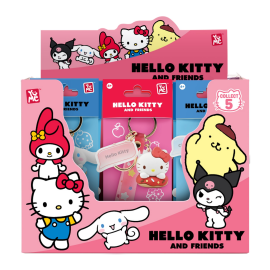 Hello Kitty: Hello Kitty and Friends - Donuts Series Keychain with Hand Strap - 12 Piece CDU