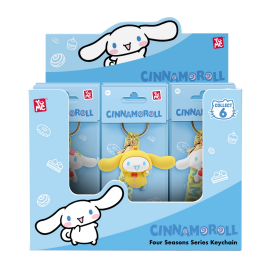 Hello Kitty: Cinnamoroll - Four Seasons Series Keychain with Hand Strap - 12 Piece CDU