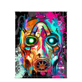 Borderlands poster Canvas Mask Pop Art