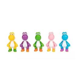 World of Nintendo Super Mario - Pack of 5 Super Mario figures Floruga, Mario and Luigi 6 cm