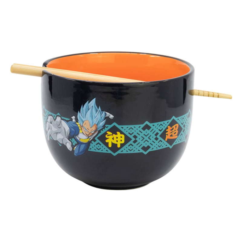 Dragon Ball Ramen Bowl with Chopsticks Letters