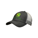 Gorra trasera de malla marca comercial gris JOHN DEERE