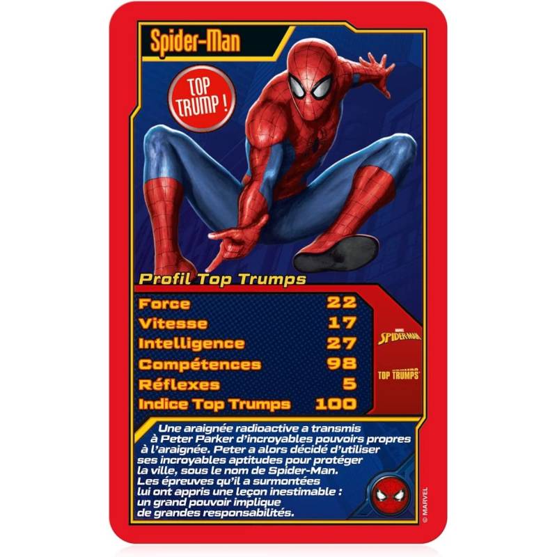 Juego de cartas MARVEL Spiderman