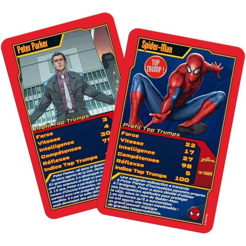 Juego de cartas MARVEL Spiderman