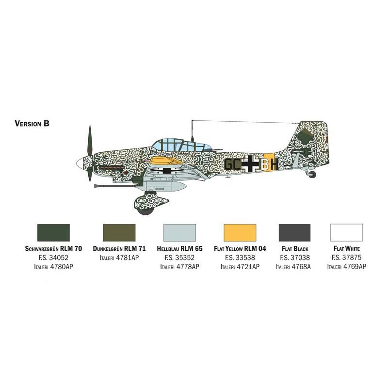 Avión de combate JU 87 G-1 Stuka Kanonenvogel para montar y pintar