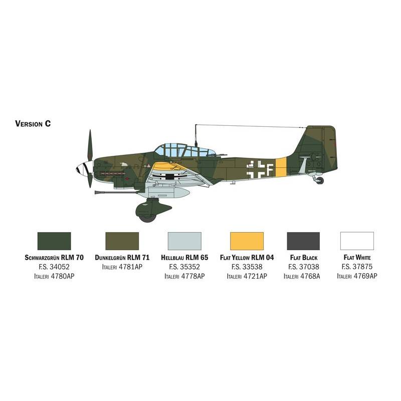 Avión de combate JU 87 G-1 Stuka Kanonenvogel para montar y pintar