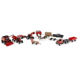 Juego de 20 Vehículos y accesorios CASE IH