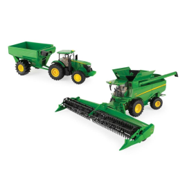 Cosechadora JOHN DEERE S780 con JOHN DEERE 7240R y transportador