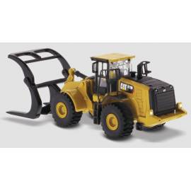 Cargador CATERPILLAR 972M con pinza para troncos