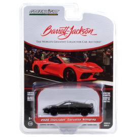 CHEVROLET Corvette Stingray 2020 negro Barrett Jackson vendido en blister