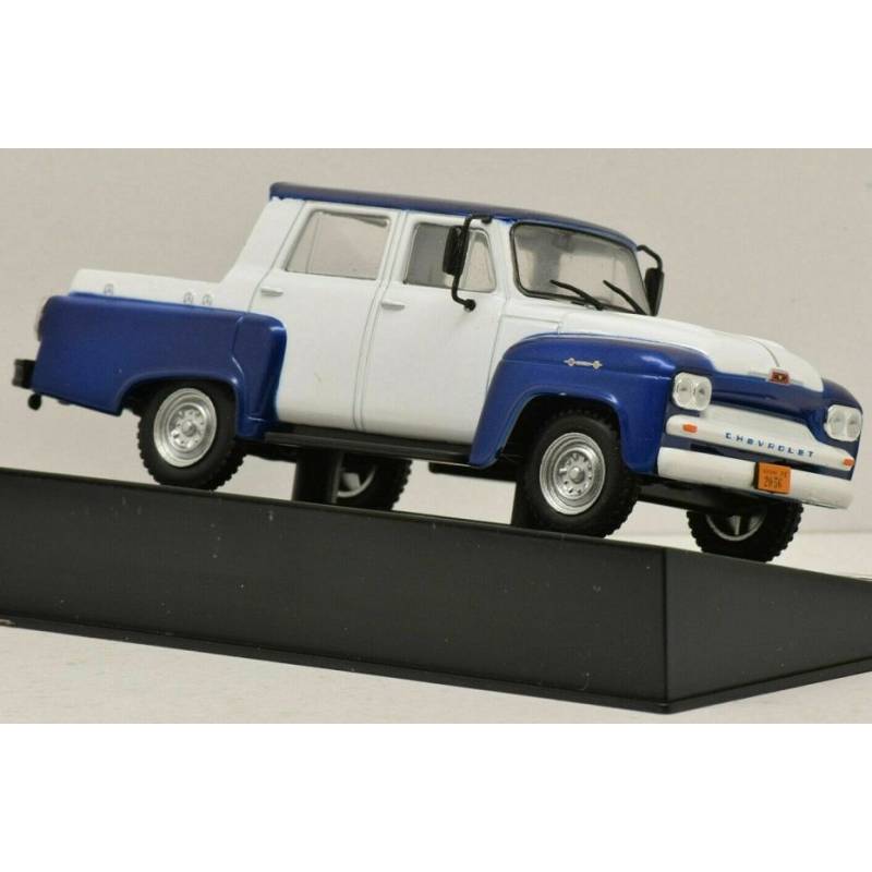 CHEVROLET Alvorada pickup doble cabina 1962 azul y blanco