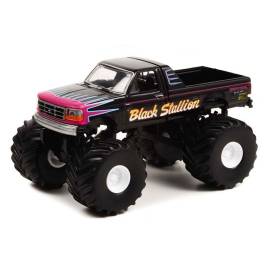 FORD F-250 1992 Monster Truck BLACK STALLION de la serie KINGS OF CRUNCH en blister