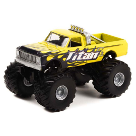 CHEVROLET C-10 1972 Monster Truck TITAN de la serie KINGS OF CRUNCH en blister