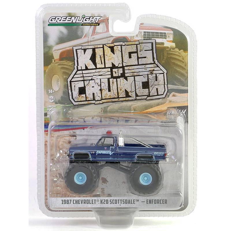 CHEVROLET K20 Scottsdale 1987 ENFORCER de la serie KINGS OF CRUNCH en blister