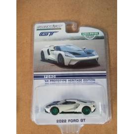 Llantas FORD GT 2022 edición Heritage Prototype verdes en blister