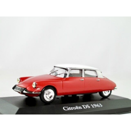 CITROEN DS 1963 rojo con techo blanco