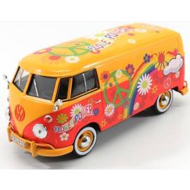 Furgoneta VOLKSWAGEN Tipo 2 T1 Flower Power naranja