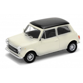 Modelo MINI Cooper 1300 beige con techo de fricción negro