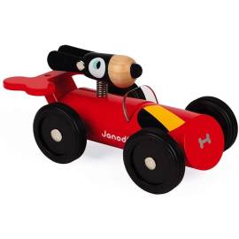 Coche con perro para pasear Rojo - Spirit Dan