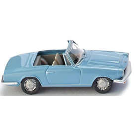 Miniatura BMW 1600 GT Cabrio Azul claro