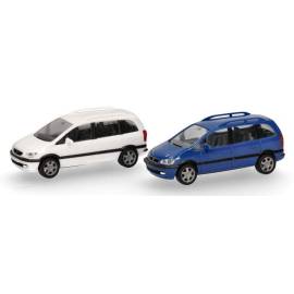 OPEL Zafira blanco y azul en kit - 2 piezas