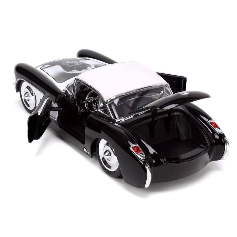 CHEVROLET Corvette con figura WOLFMAN Black 1957