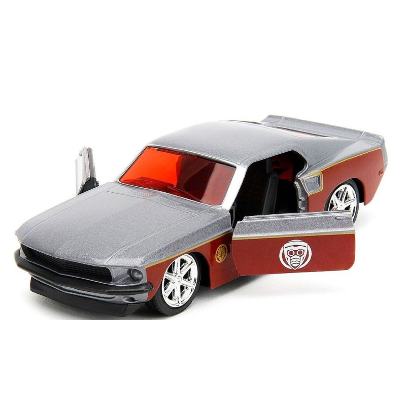 FORD Mustang Fastback con Figura Star Lord 1969 GUARDIANES DE LA GALAXIA