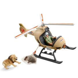 Helicóptero de rescate de animales