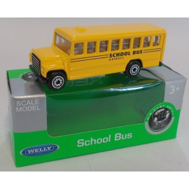 Miniatura Autobús escolar americano amarillo