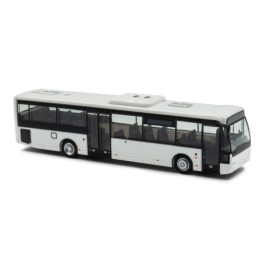 Miniatura Autobús VDL Ambassador con unidad de aire acondicionado en el centro Blanco