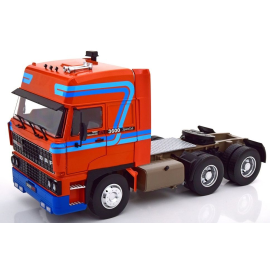 Miniatura DAF 3600 Space Cab 6x4 1986 Naranja y azul