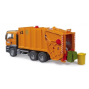 Camión en miniatura Cubo de basura MAN TGS 6x4 con 2 cubos de basura