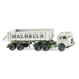 Miniatura MAN Pausbacke 6x4 con volquete 2 ejes WALHALLA